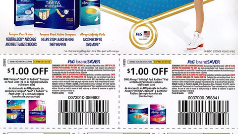 Always Tampax 'Proud Partner' FSI